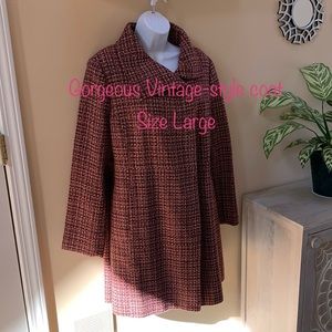 🧣Women’s size Large Vintage-Style Coat